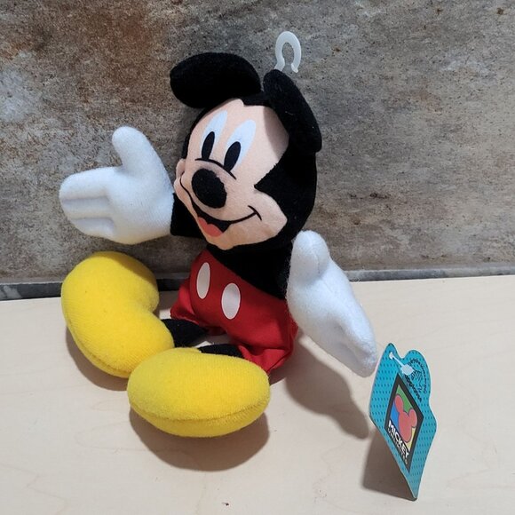 Applause Disney Mickey Mouse Flat Hanging Plush Toy - Picture 7 of 9